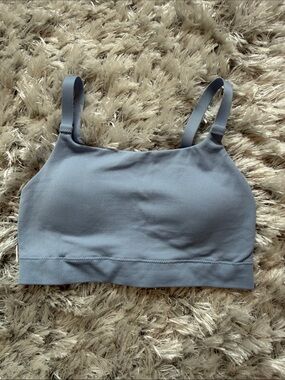 aerie Ribbed Seamless Bralette - Slate Blue